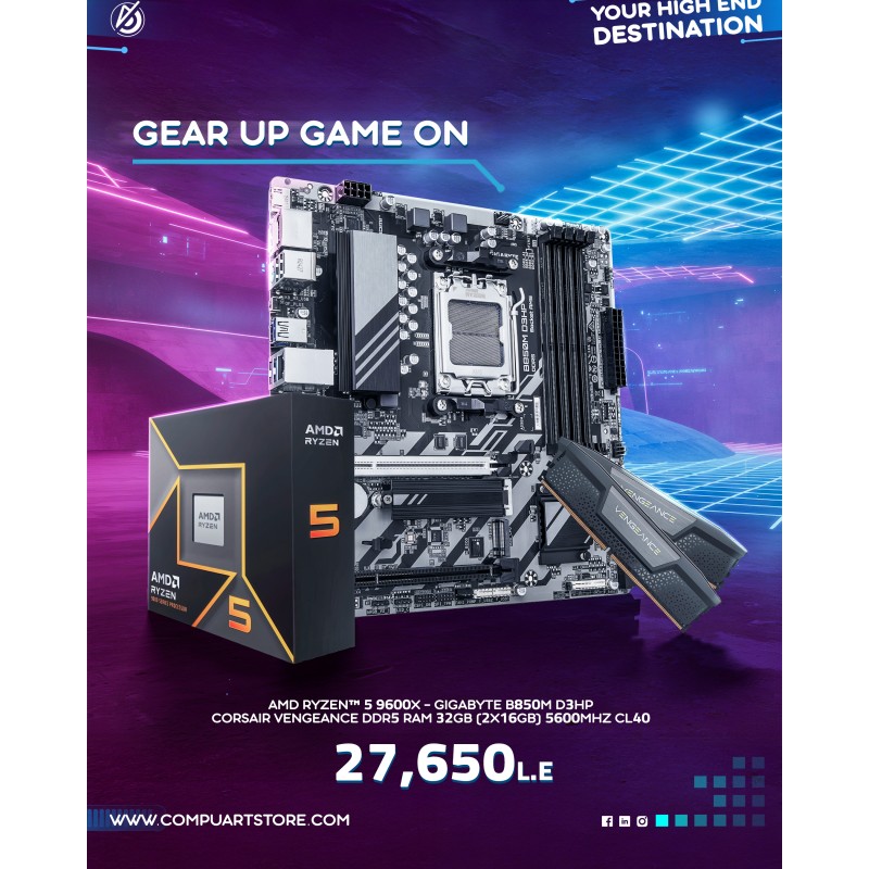 Gear Up Game On  Ryzen 5 9600X